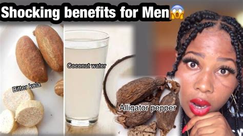 Alligator pepper bitter kola coconut water is good for women trying to conceive. . Alligator pepper and bitter kola